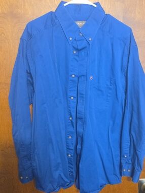Ariat Royal Blue Long-Sleeve Button Down Shirt